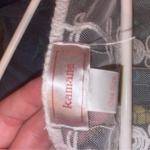 Kamana Floral Embroidered Sheer Swim Coverup - Picture 6 of 8